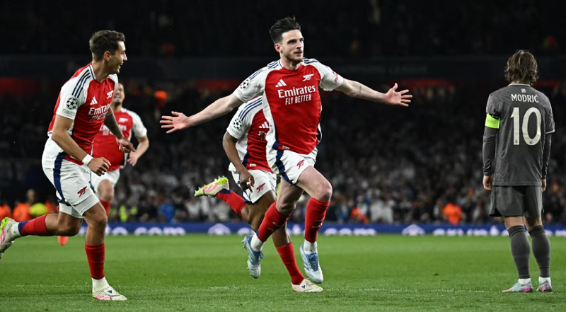 Rice tỏa sáng nhưng Arsenal đối mặt bài toán thể lực đáng báo động